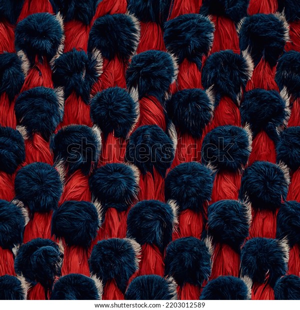 Royal Guard Uniform Colors Pattern High Stock Illustration 2203012589 ...
