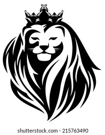 Lion Head Tattoo Vector Stock Vector (Royalty Free) 174226049