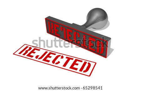 rubberstamp rejected