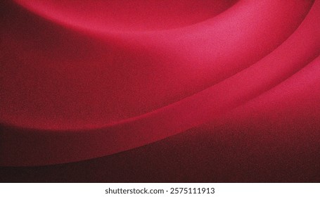 Ruby red vibrant abstract gradient, smooth flow wave movement, grainy noise texture, luxury regal elegant, royal, noble, rich branding business website banner presentation background