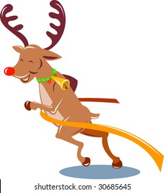 Rudolph Red Nosed Reindeer Running Race