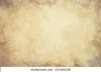 Rugged Wrinkled Yellow Paper Background