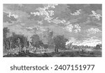 Ruin of the powder factory Sollenburg after the explosion on August 14, 1758, Paulus van Liender, 1758 View of the ruin of the powder factory in the powder mill Sollenburg.