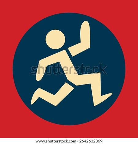 run logo or simbol design for editing 