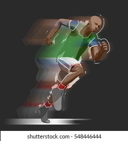Runner, 3d rendering