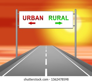 2,882 Contrast Urban Rural Images, Stock Photos & Vectors | Shutterstock