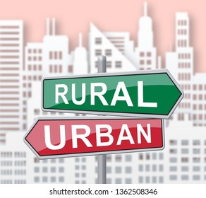 2,882 Contrast Urban Rural Images, Stock Photos & Vectors 