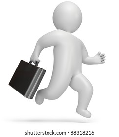 Rush Work On White Background 3d Stock Illustration 88318216 | Shutterstock