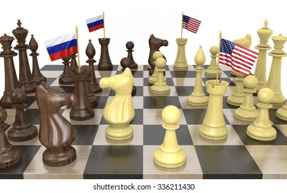 Russia and United States foreign policy strategy and power struggle