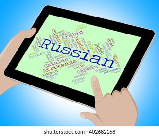Russian Language Meaning Speech Dialect And Communication