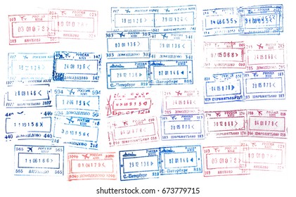 Russian Passport Stamps