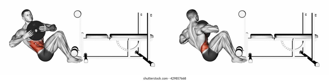 Russian Twist. 3D Illustration