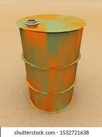 Rusted 55 Gallon Drum
Computer Generated 3D Illustration