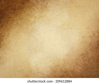 rustic brown grunge background with darker brown grungy border and vintage texture design, earthy warm color tones