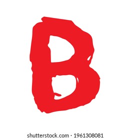 Rusty Alphabet Typeface. Red Font Grunge. Coral Calligraphy Letterpress. Hand Bold. Script Watercolour. Typography Design. Vermilion Brush Letterpress. School Modern.