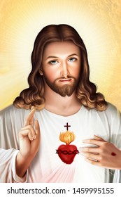 Sacred Heart of Jesus Christ Christian God  