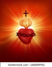 Sacred Heart of Jesus Christ Christian God 