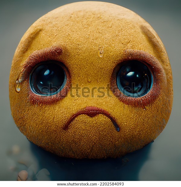 Sad Crying Emoticon Digital Art 3d Stock Illustration 2202584093 Shutterstock 8764