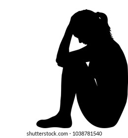 Sad Silhouette Images, Stock Photos & Vectors | Shutterstock