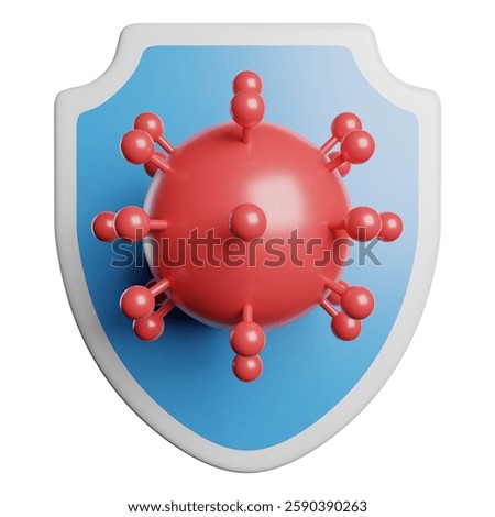 Safe Security Protection 3D Rendering Icon Illsutration