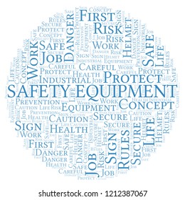 Safety Equipment Word Cloud Stock Illustration 1212387067 | Shutterstock