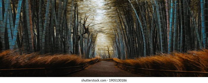 京都 竹林 のイラスト素材 画像 ベクター画像 Shutterstock