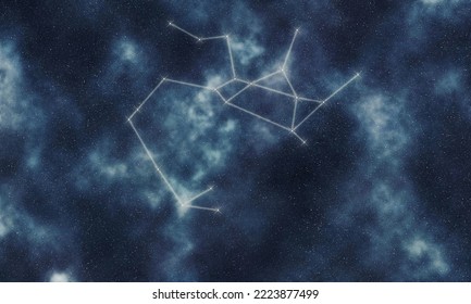 Sagittarius Star Constellation, Night Sky, Constellation Lines Archer