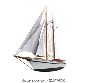 Sail Ship Isolated