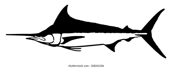 Sailfish Graphic Icon Marlin Sea Fish 