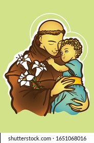 Saint Anthony Of Padua Or Saint Anthony Of Lisbon