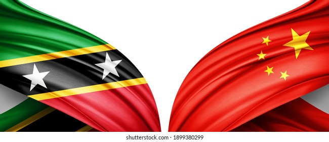 
Bandera seda Saint Kitts