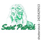 Saint Patrick, Apostle of Ireland, was a Christian missionary, later bishop and patron saint of Ireland, along with Saint Bridget of Kildare and Saint Columba.