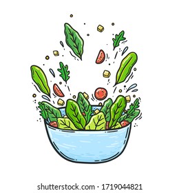 Salad Clipart Images, Stock Photos & Vectors | Shutterstock