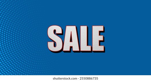 "SALE" banner design on royal blue background.  - Powered by Shutterstock