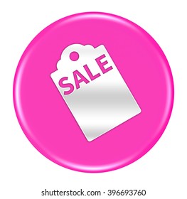 sale button isolated
