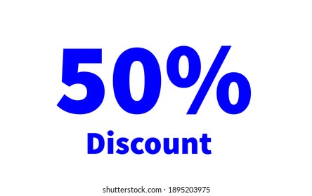 Sale Discount Banner 50% Off