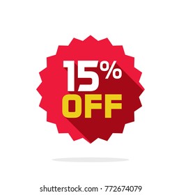 Flat 15 Off Images Stock Photos Vectors Shutterstock