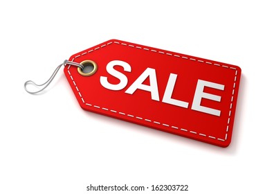 Sale Tag Isolated