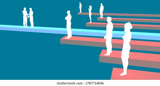 Sales Growth Chart Successful Sales Person Stock Illustration ...