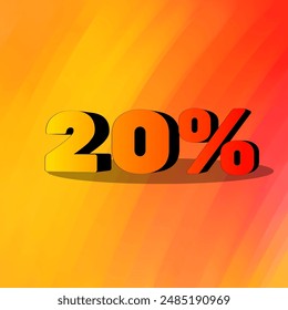 sales promotion up to 30%.  sales discount vouchers up to twenty percent.  logo icon vector design with abstract background.