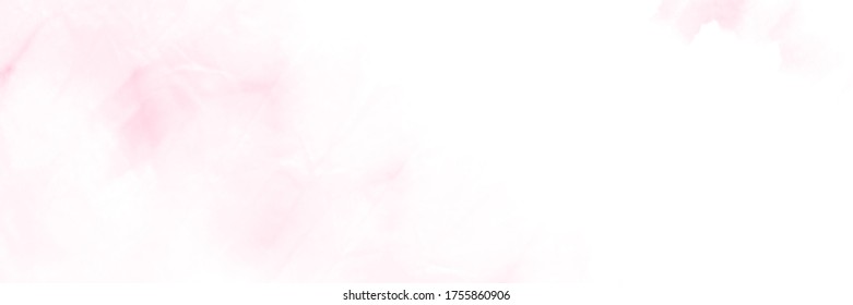 Salmon Retro Watercolor Print. Gentle Texture. Blooming Sakura. Blush Paint Splash On Cloth. Pink Ink Chinese Art. Fruit Crumpled Inked Paper. Rose Cherry Blossom. Sakura Petals. - Shutterstock ID 1755860906