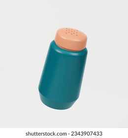 Salt bottle icon 3d render