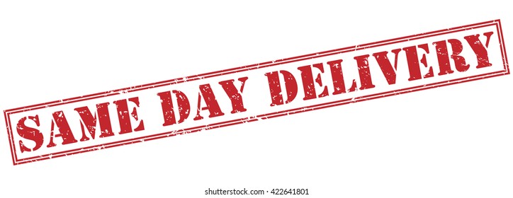same day delivery stamp