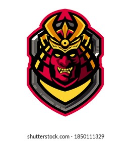 Samurai Mascot Logo Esport Team Stock Illustration 1850111329 ...