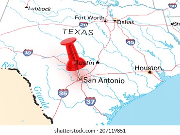 San Antonio Map