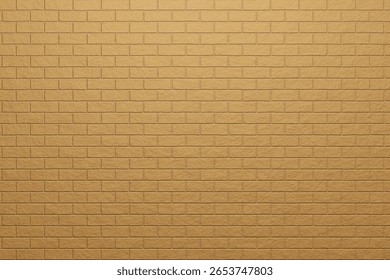 Sandy brown brick wall texture. Light is coming from top
