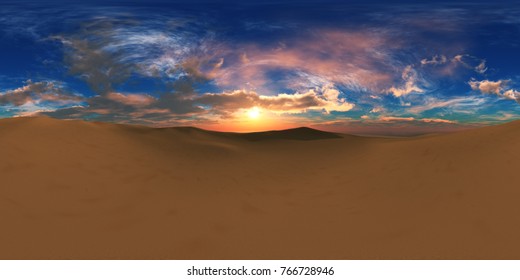 Sandy Desert. Environment Map. HDRI Map. Equirectangular Projection. Spherical Panorama. Landscape
3d Rendering
