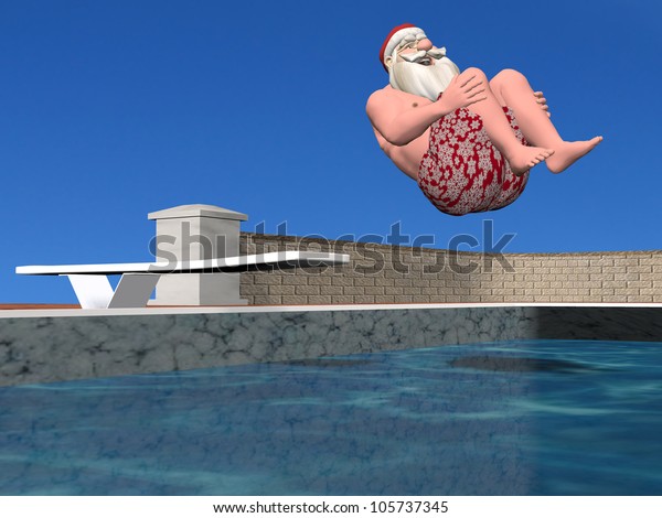 santa claus pool float