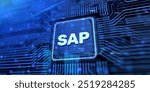 SAP Business process automation software technology concept.