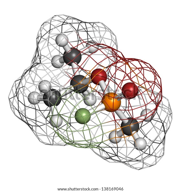 Sarin Nerve Agent Molecular Model Sarin Stock Illustration 138169046 Shutterstock 3784